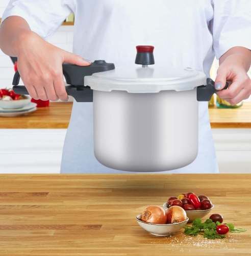 Panela de Pressão 4,5L Rochedo Segura Polida Fechamento Externo