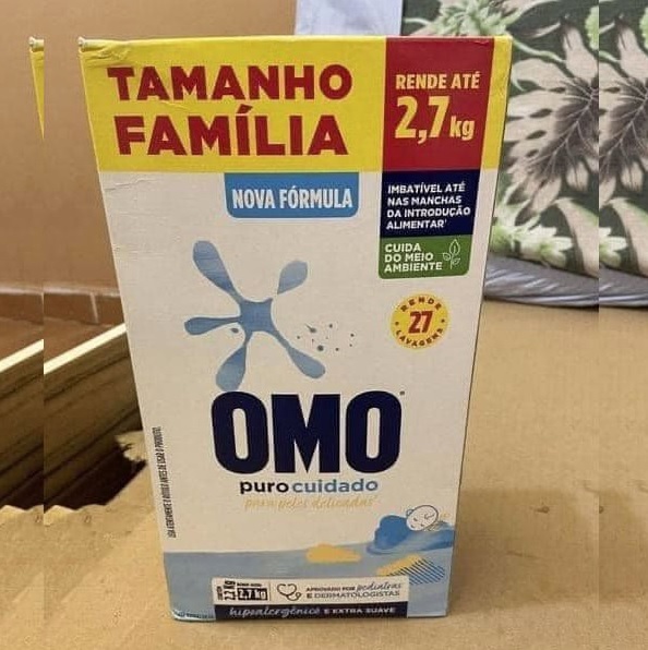 Sabão em Pó Omo Puro Cuidado 2,2Kg