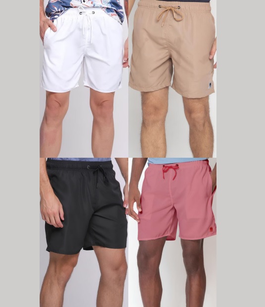 Short Vôlei Masculino Básico Liso Polo Wear
