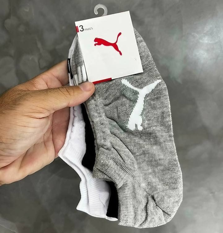 Kit 9 Pares Meias Puma Sapatilha Cano Baixo Atacado Original