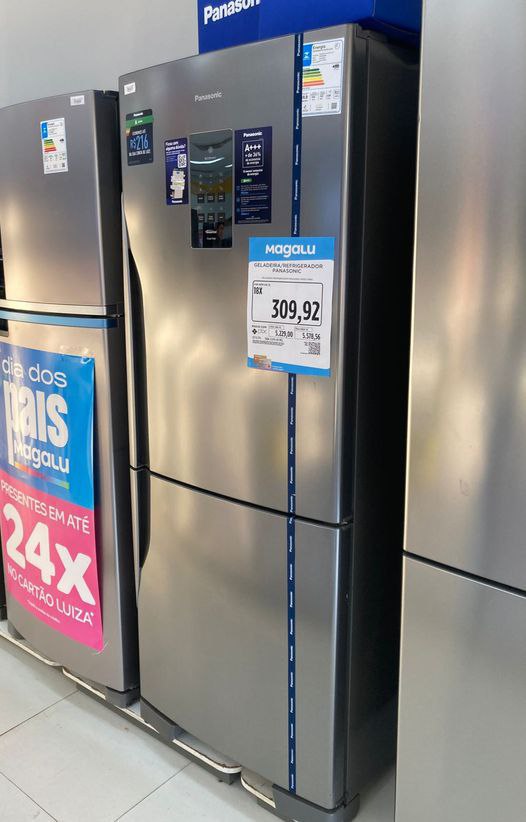 Geladeira/Refrigerador Panasonic Frost Free – Inverse 425L BB53