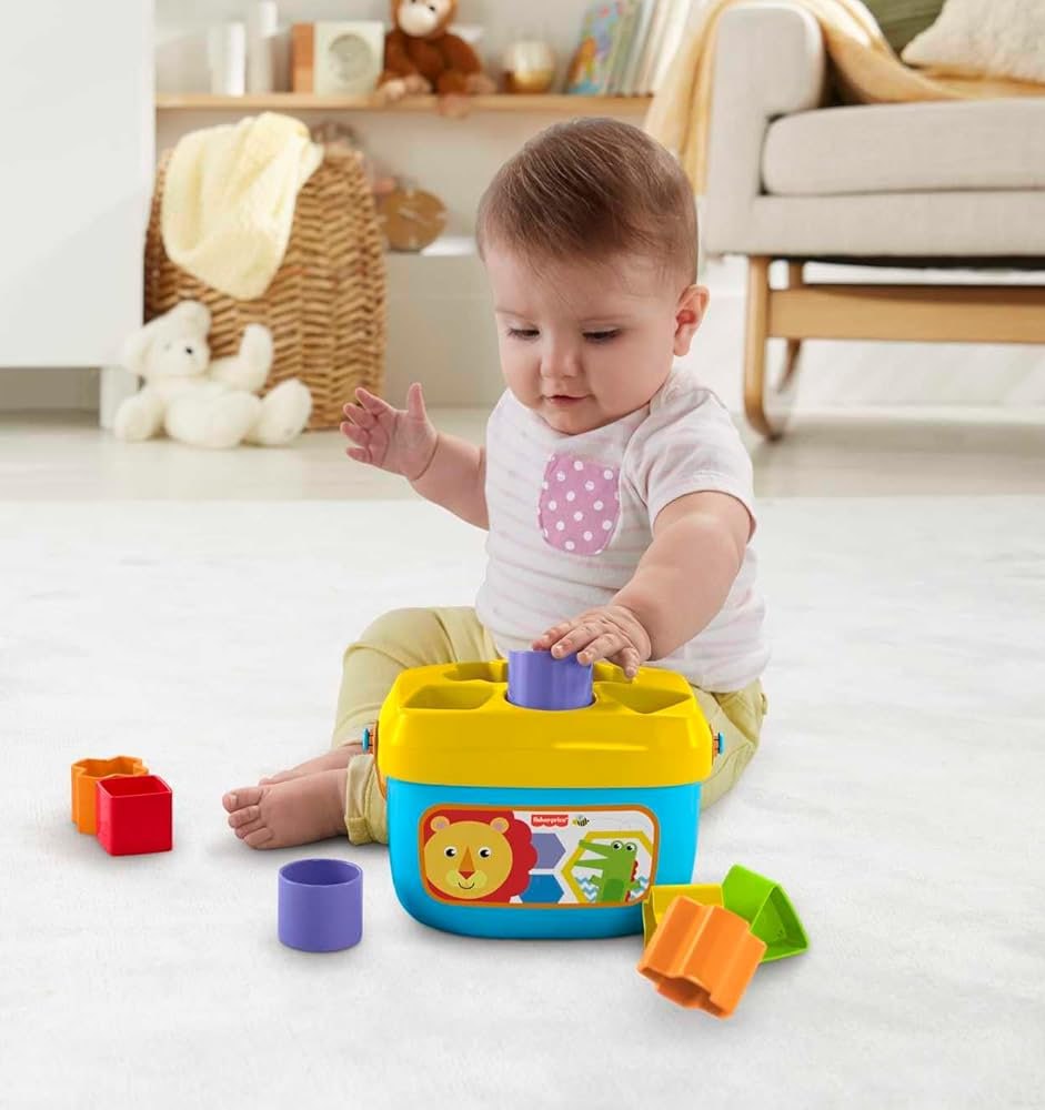 Fisher-Price Balde Primeiros Blocos, Multicolorido