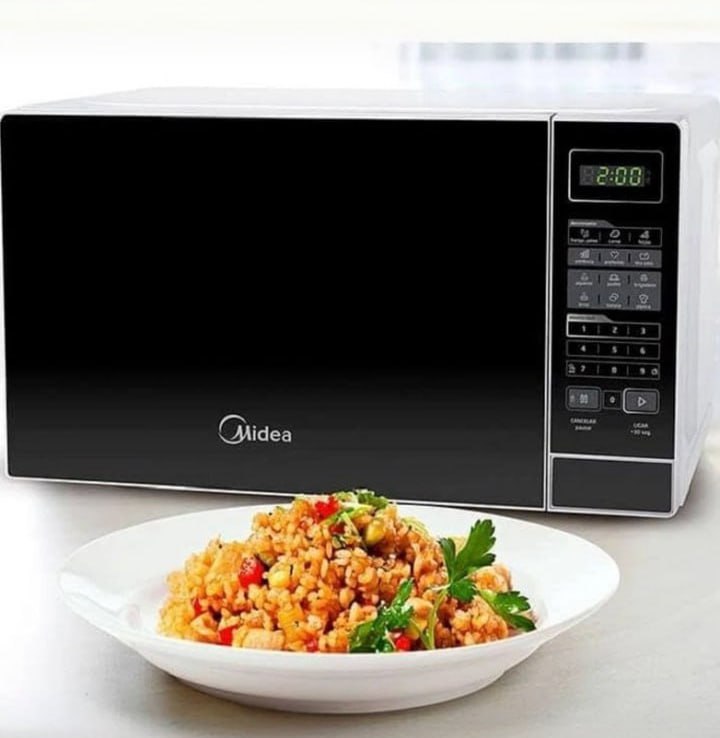 Micro-ondas Midea 20l Branco E Preto 220v Mras22