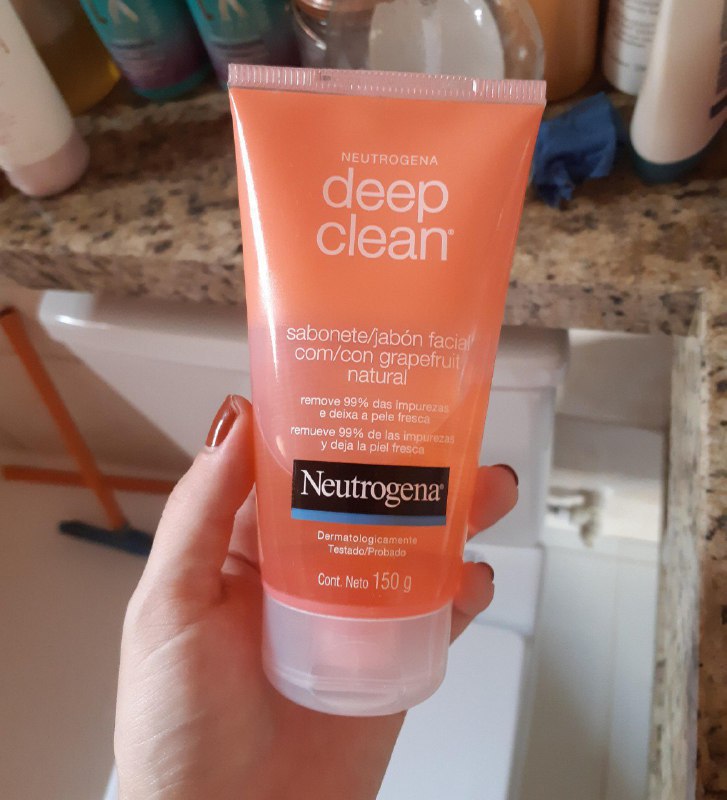 Neutrogena Gel de Limpeza Facial Deep Clean Intensive Grapefruit, 150g