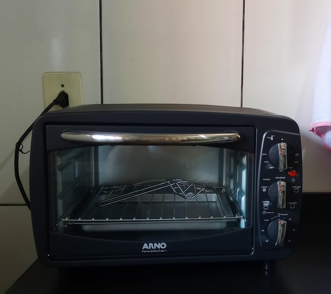 Arno Forno Elétrico Arno Airfry 5 em 1 FOR3, 20L, Preto, 220V