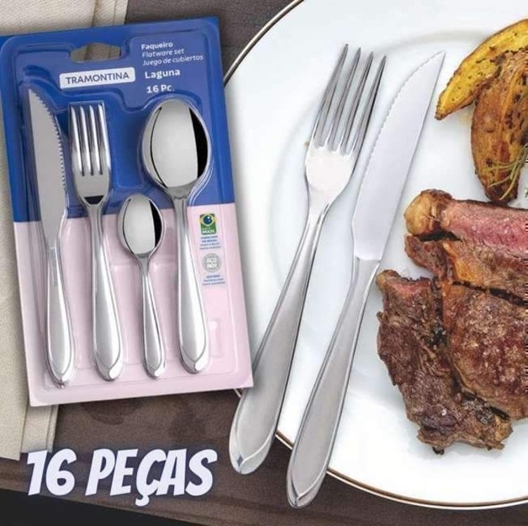 Faqueiro 16 pçs , Laguna