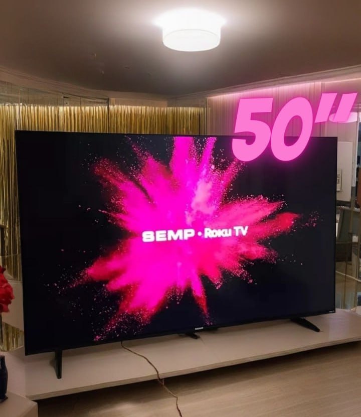 Smart TV 50” 4K UHD LED Semp RK8600 Wi-Fi – 3 HDMI 1 USB