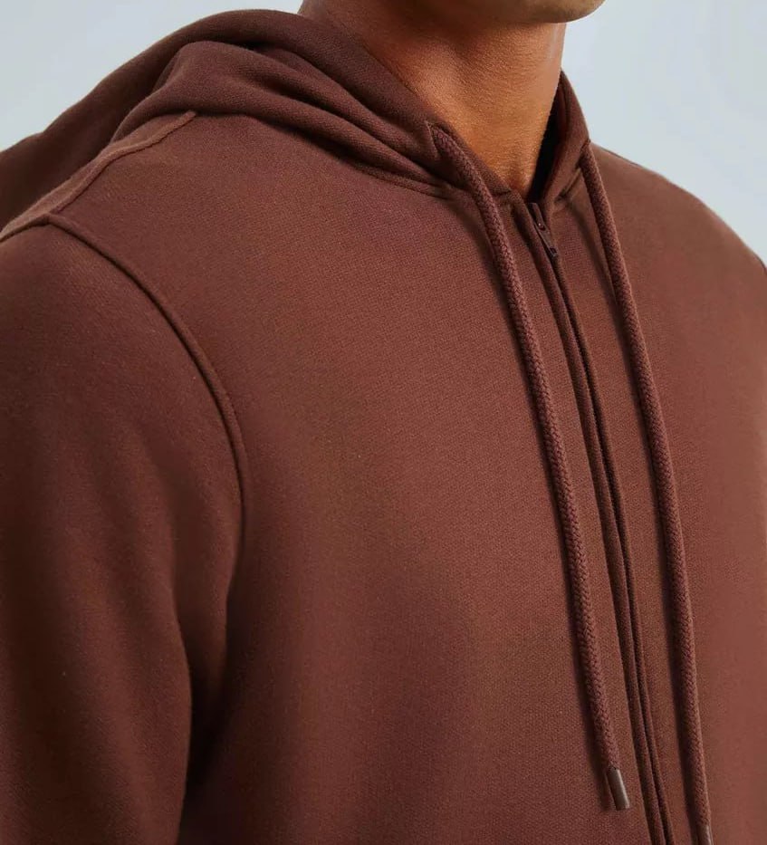 Jaqueta Masculina Básica Regular Em Moletom Hering