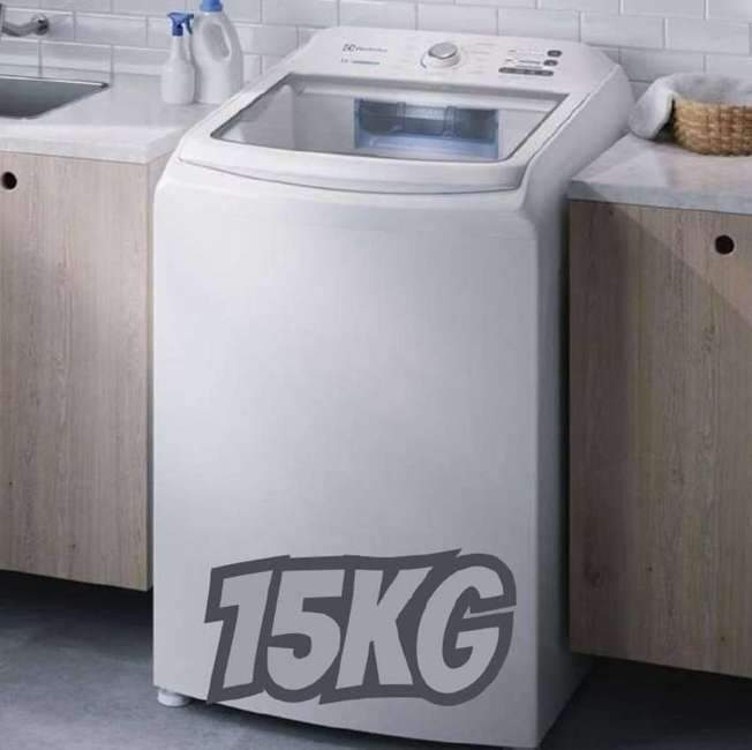 Máquina De Lavar 15kg Electrolux Essential Care Com Cesto In Cor Branco 220V