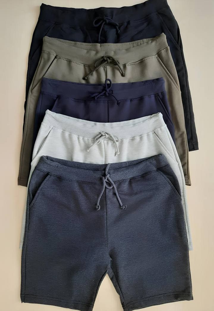 Kit Com 2 Bermudas Básicas Masculinas Em Moletom Hering
