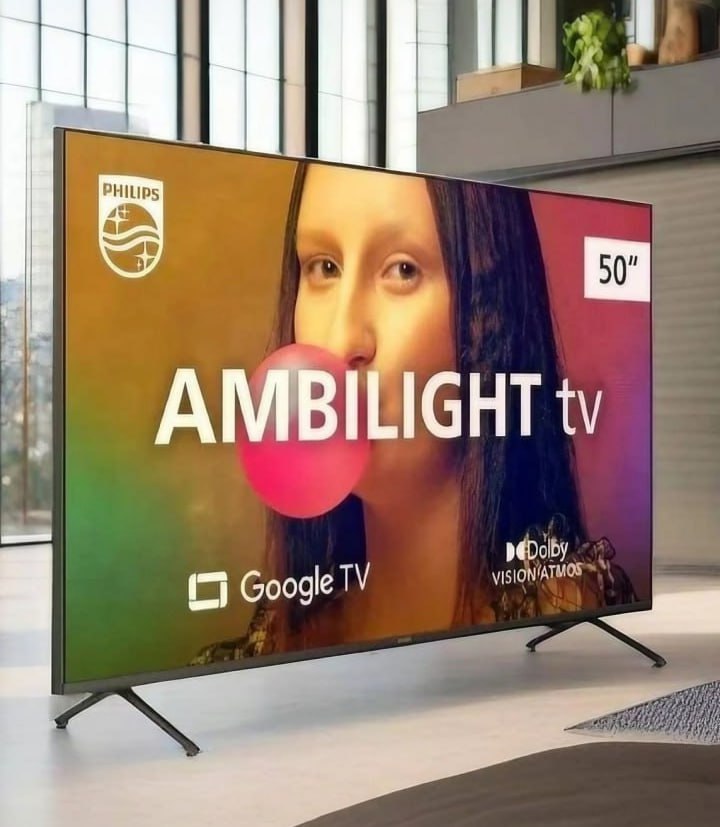 Smart Tv Philips 50 Ambilight 4k Led Google Tv 50pug7908/78 Preto