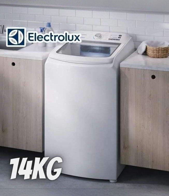 Lavadora de Roupas Electrolux LED14 Essential Care 14Kg Cesto Inox 11 Programas de Lavagem Branca