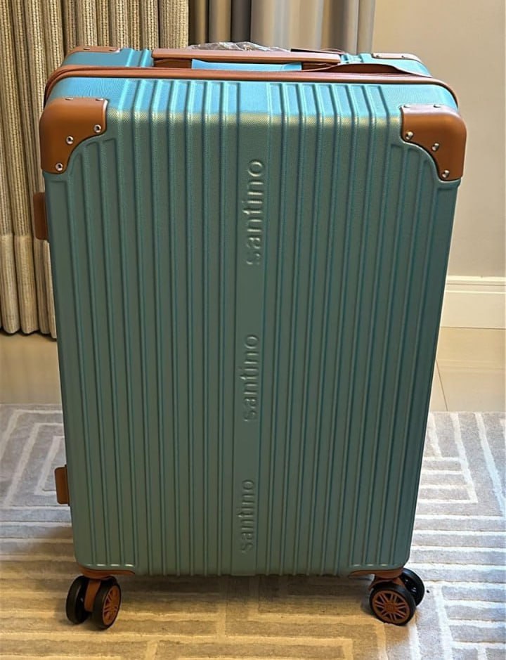 Mala de Viagem Palazzio Rígida 360° Santino M – APLV191M (Azul Claro)