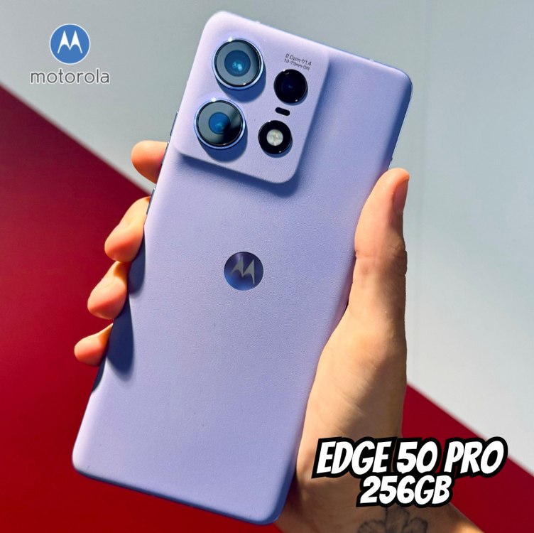 Smartphone Motorola Edge 50 PRO 5G 256GB 24GB Ram Boost Tela 6,7 pOLED Gorilla Glass IP68 – Preto