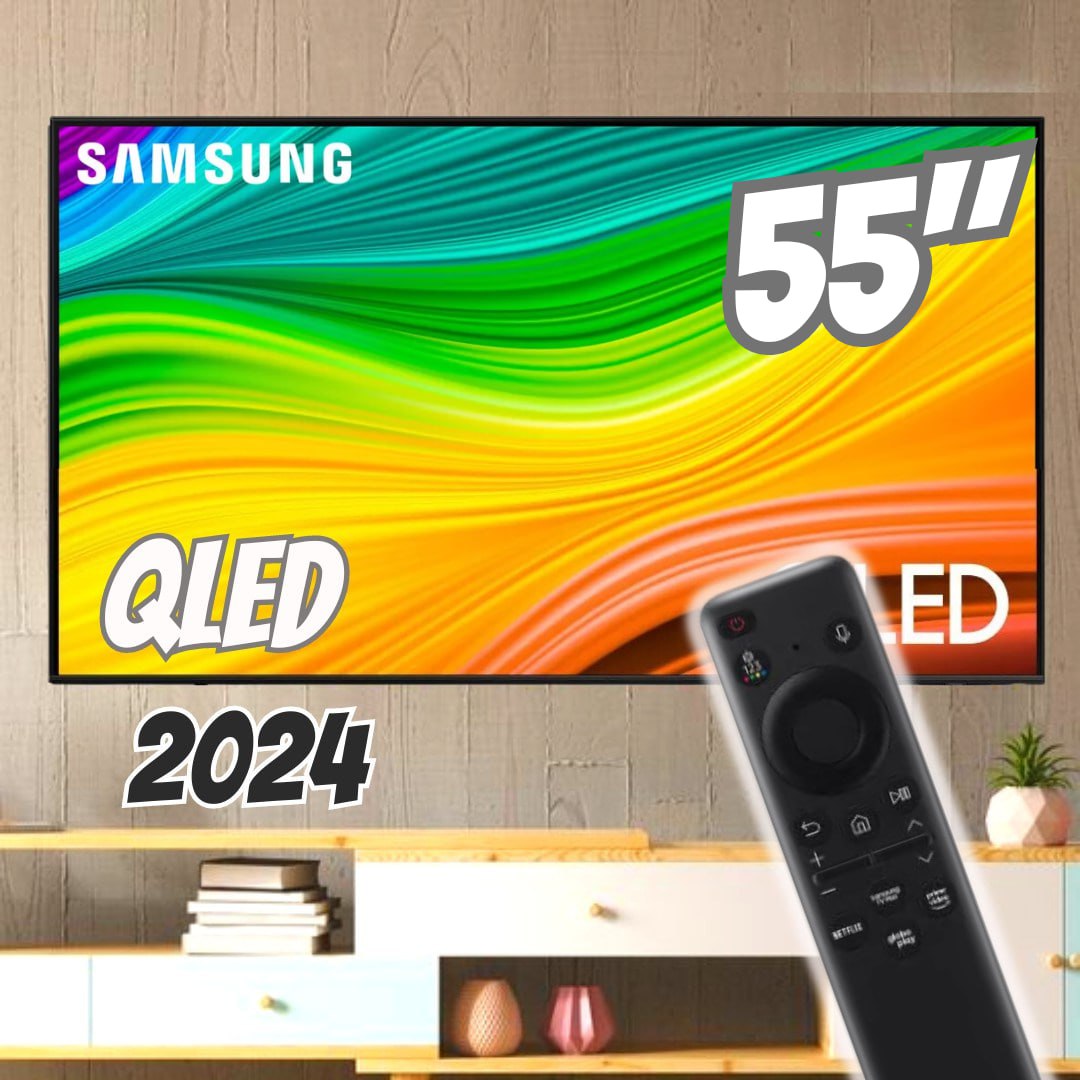 Samsung Smart Tv 55 Polegadas Qled 4k Q60d 2024 QN55Q60DAGXZD