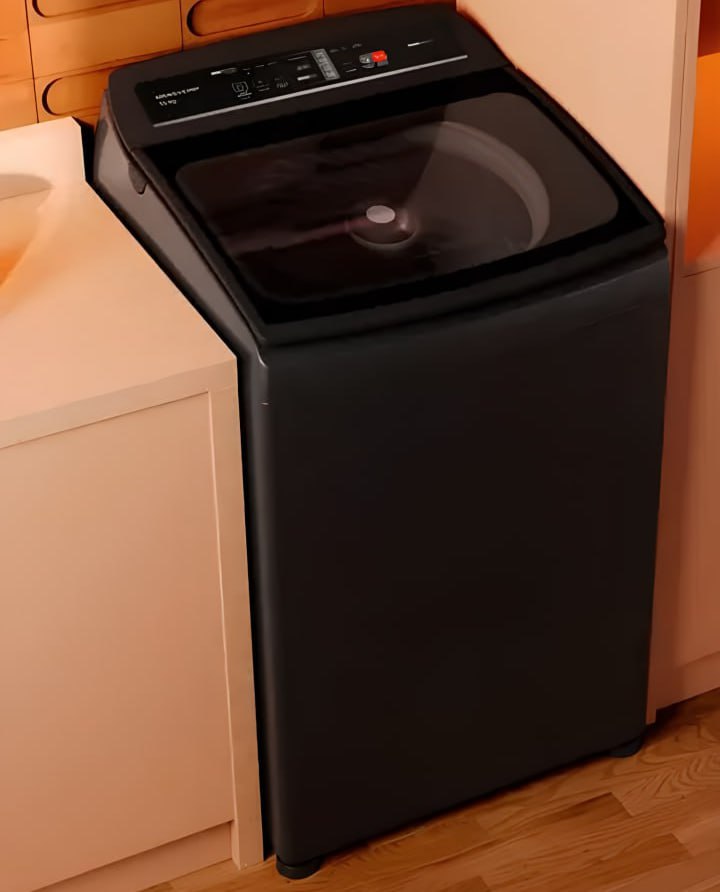 Lavadora de Roupas Brastemp 15kg Cesto Inox 4 Programas de Lavagem Cinza BWT15A9