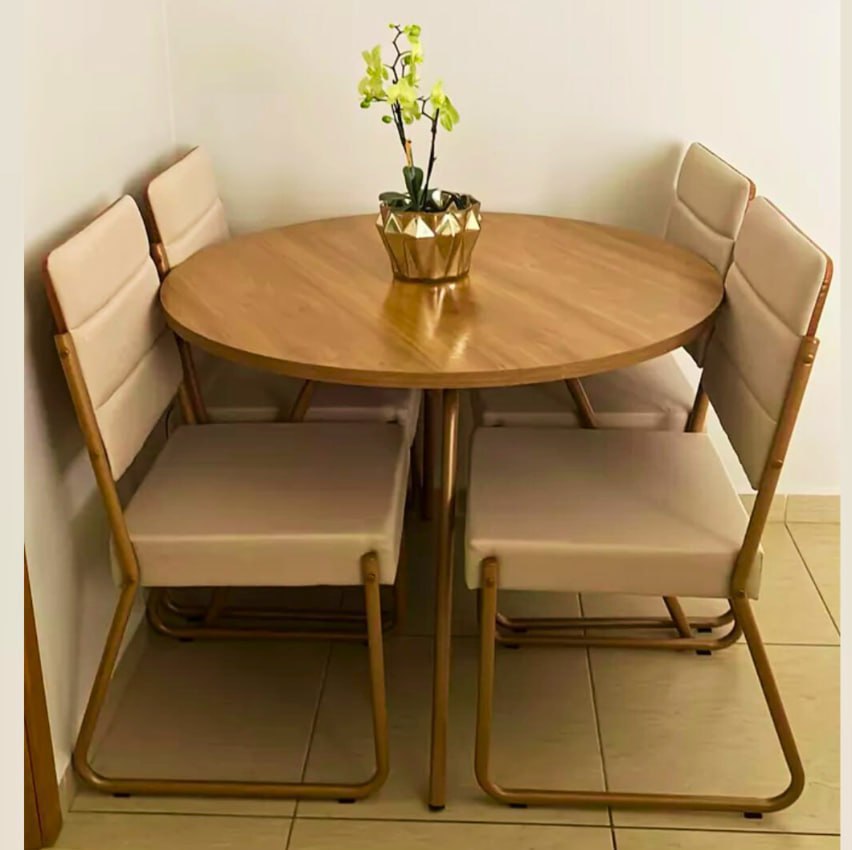 Conjunto Sala De Jantar 4 Cadeiras San Francisco Carraro