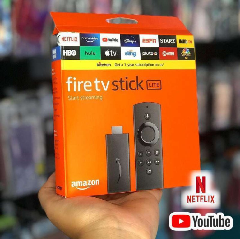 Fire TV Stick Lite | Streaming em Full HD com Alexa | Com Controle Remoto Lite por Voz com Alexa (sem controles de TV)