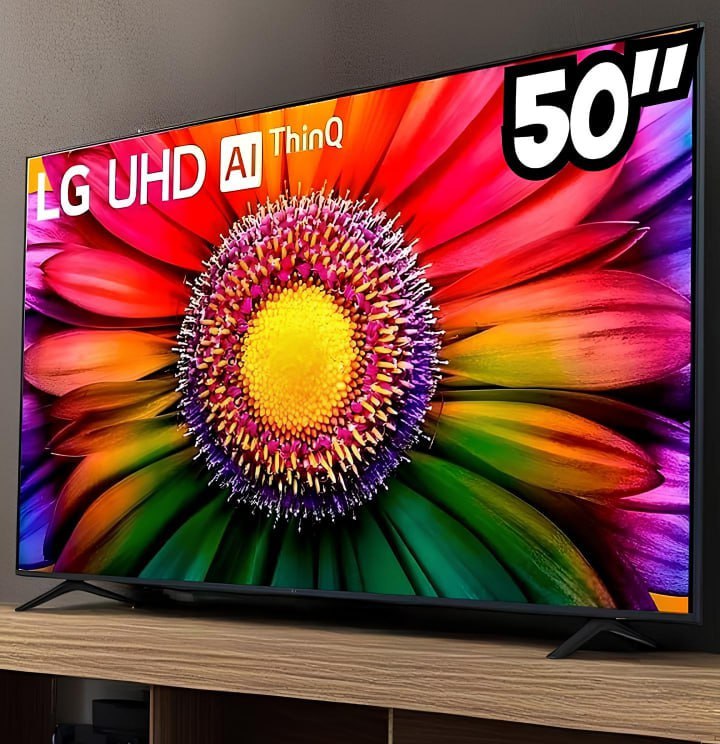 Smart Tv LG 50 Led 4k Uhd Wi-fi Bluetooth Hdr10 50ur871c0sa Preto