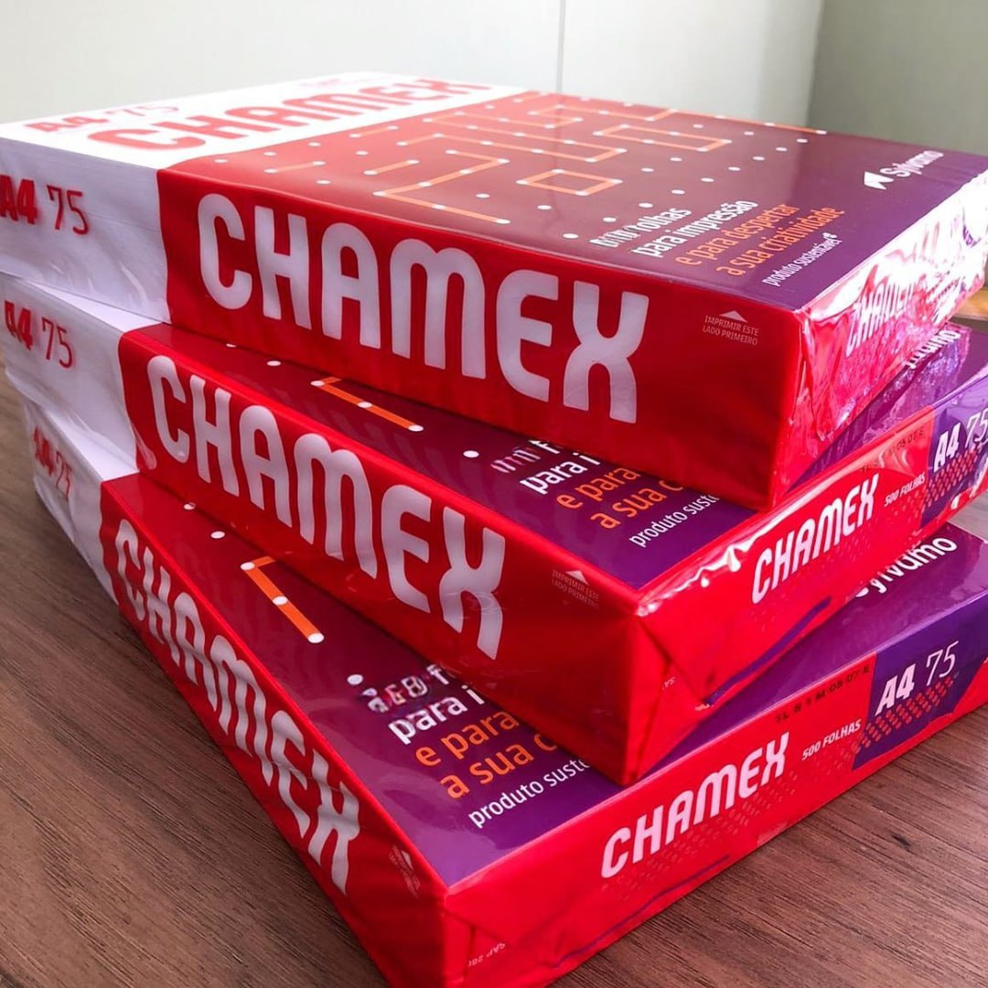 Papel Sulfite, Chamex, A4, 75 Gramas, Pacote De 300 Folhas