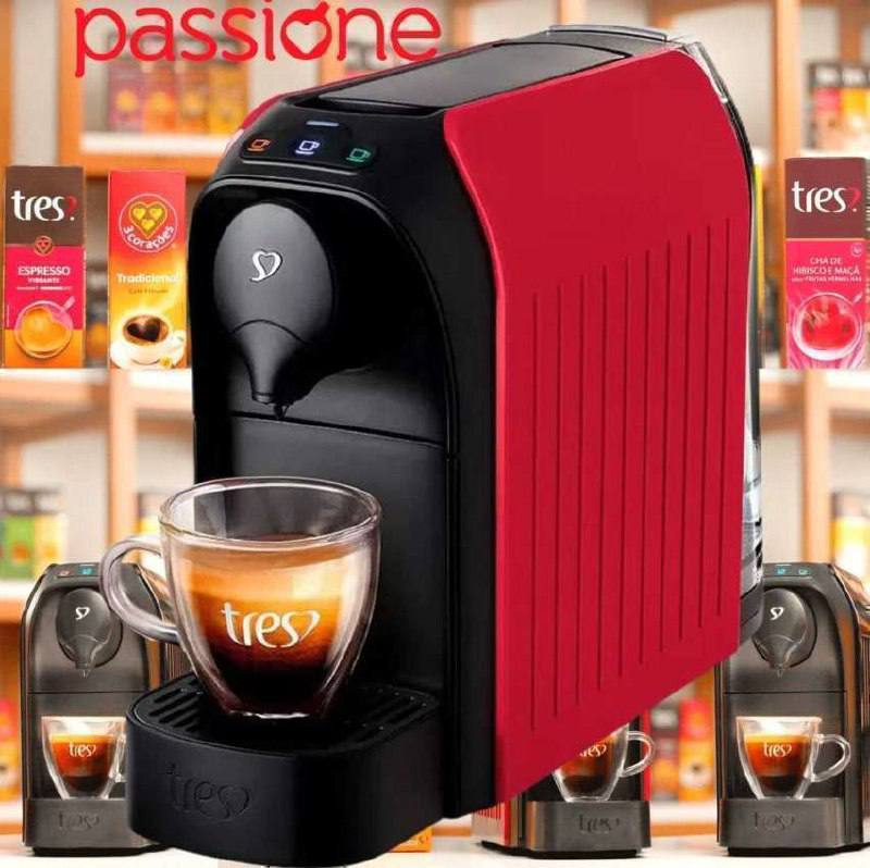 Cafeteira Espresso Três Corações Lov Automática 127v Cor Vermelho
