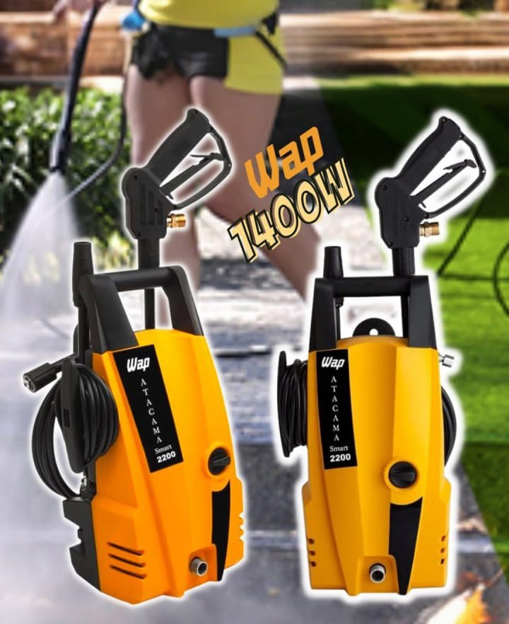 WAP Lavadora de Alta Pressão ATACAMA SMART 2200, 330L/h, com Jato em Leque e Concentrado, 1500psi 1400W 220V