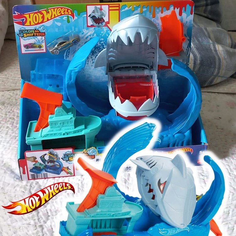 Hot Wheels City Robô Tubarão, Mattel