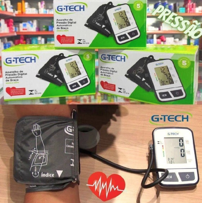 Aparelho Medidor de Pressão Digital de Braço BPSP11 G-Tech