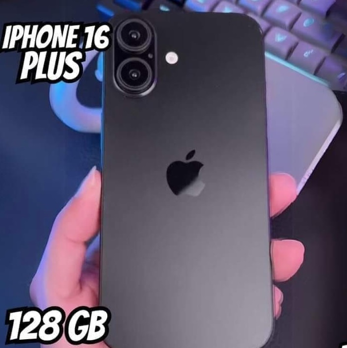 Apple iPhone 16 Plus (128 GB) – Preto – Distribuidor Autorizado