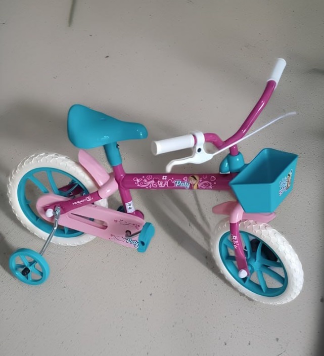 Bicicleta Infantil Verden Paty Aro 12 Azul E Rosa – 10475