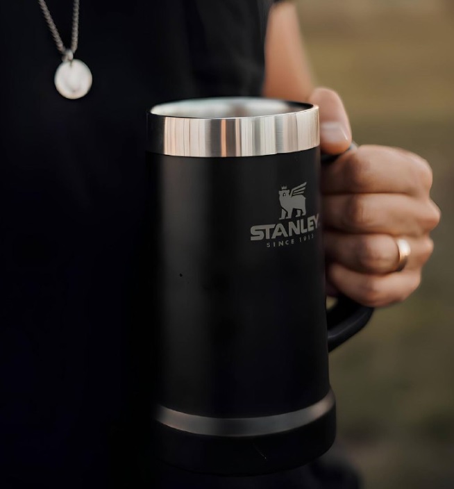 Caneca Térmica De Stanley Preto 709ml Original