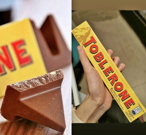 TOBLERONE Chocolate Ao Leite Nougat De Mel E Amêndoas Toblerone Caixa 100G