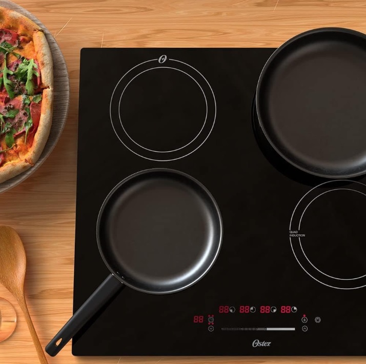 Cooktop por Indução Oster, Touch Screen, 4 Bocas, 220V, OTOP402