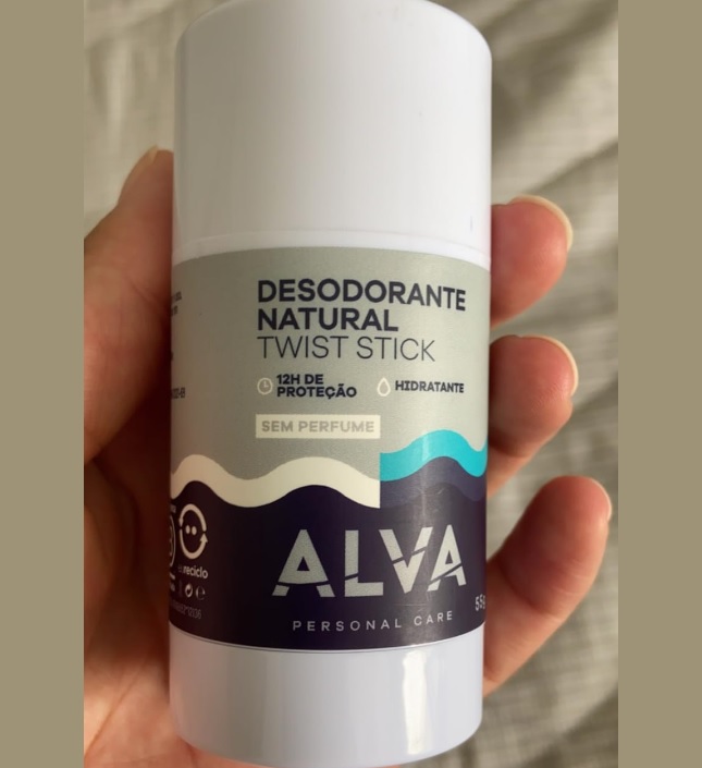 Desodorante Natural Twist Sem Perfume 55g – Alva