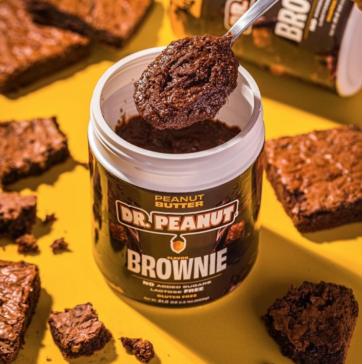 Dr Peanut Pasta De Amendoim Sabor Brownie Com Whey Protein 600G Dr. Peanut