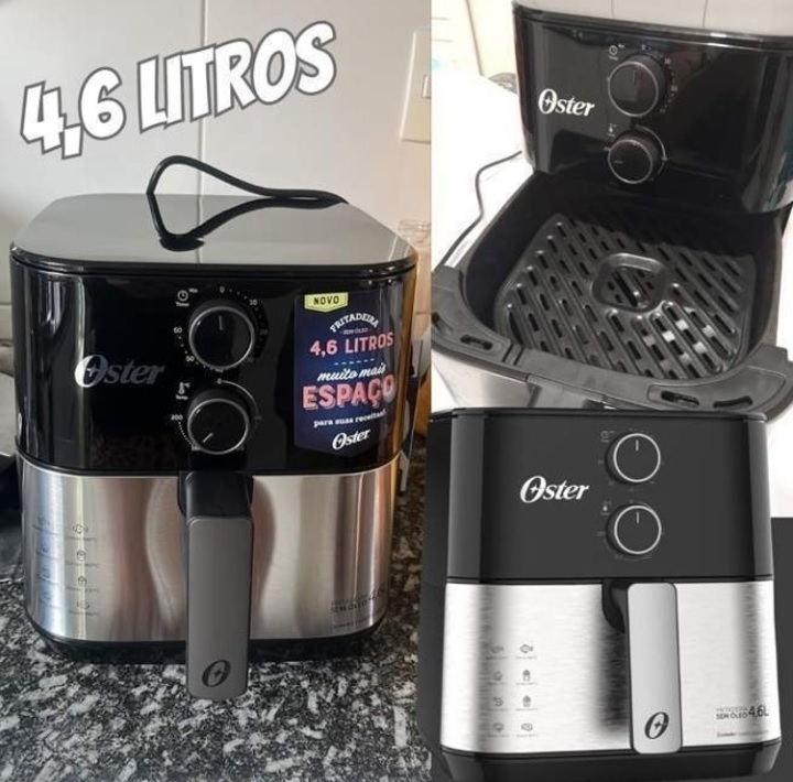 Fritadeira Sem Óleo Oster 127V – OFRT520, PRETO