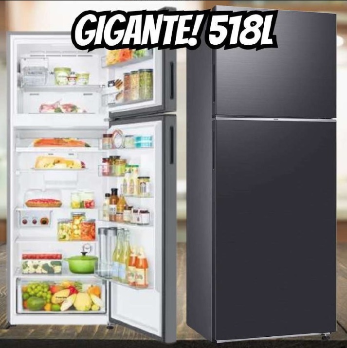 Geladeira Duplex Smartthings Samsung Rt53 518l Bivolt Cor Inox