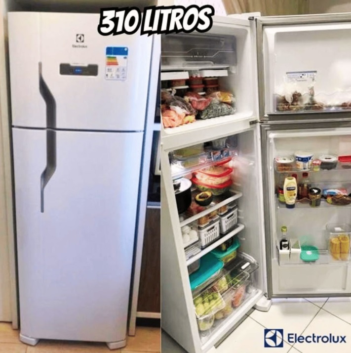 Geladeira/refrigerador Frost Free 310 Litros Branco (tf39)