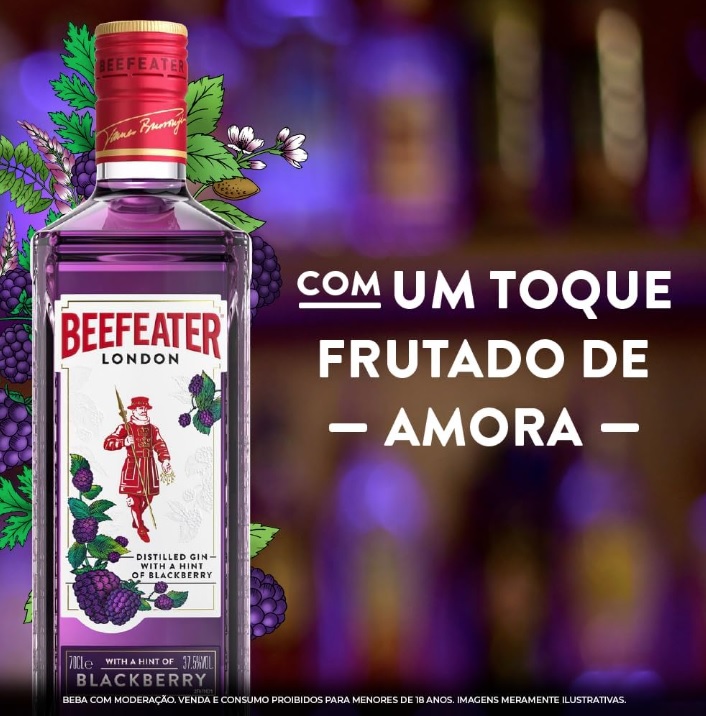 Gin Inglês Beefeater Blackberry Garrafa 700ml