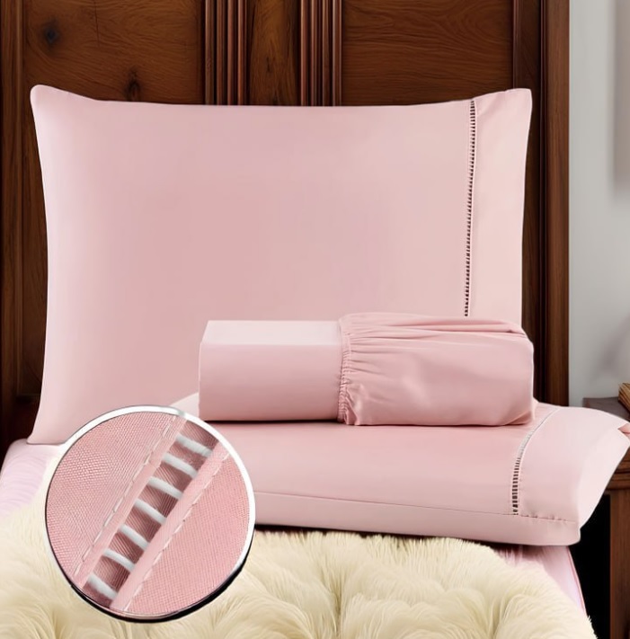 Jogo De Lençol 400 Fios Queen Micropercal 3 Pçs Toque Macio