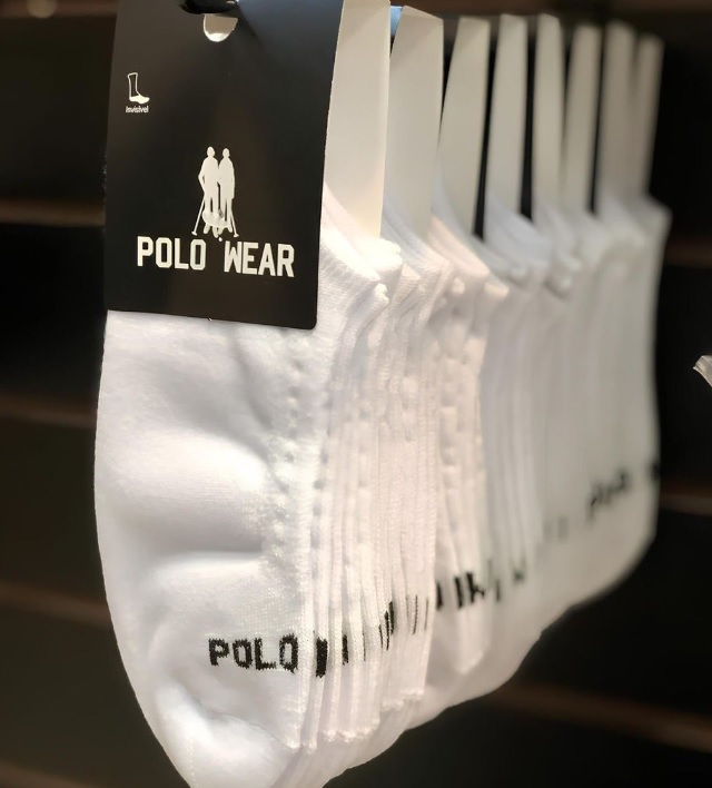 Kit 3 Pares De Meias Masculinas Invisíveis Algodão Polo Wear