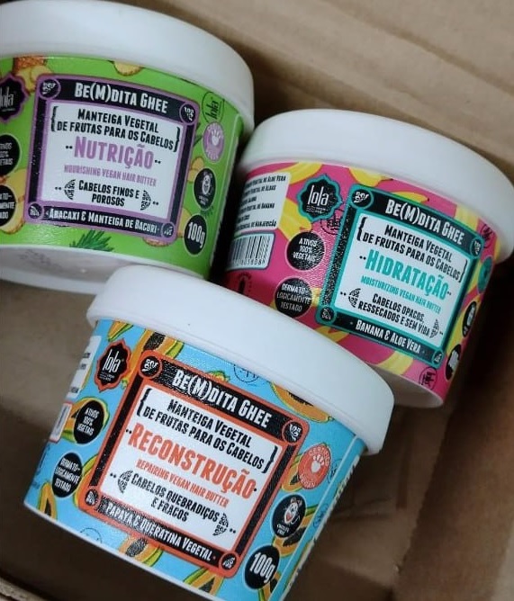 Kit Lola Cosmetics Cronograma Capilar Be(m) dita Ghee (3 Produtos)