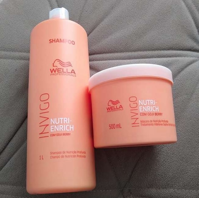 Kit Nutri Enrich Shampoo e Máscara – Wella Professionals