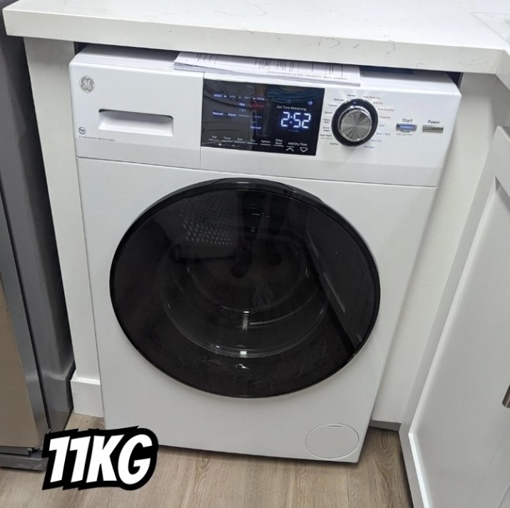 Lava e Seca TCL 11kg C311WDW Inverter – Agua Quente e Fria Branca