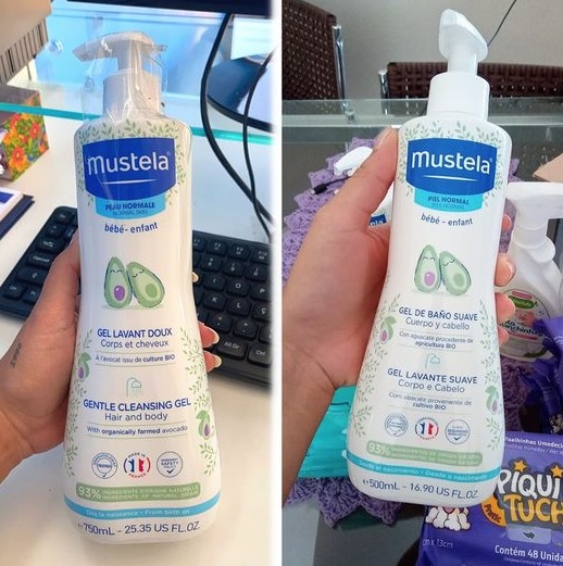 Mustela BR Gel Lavante Suave Com Abacate 750Ml