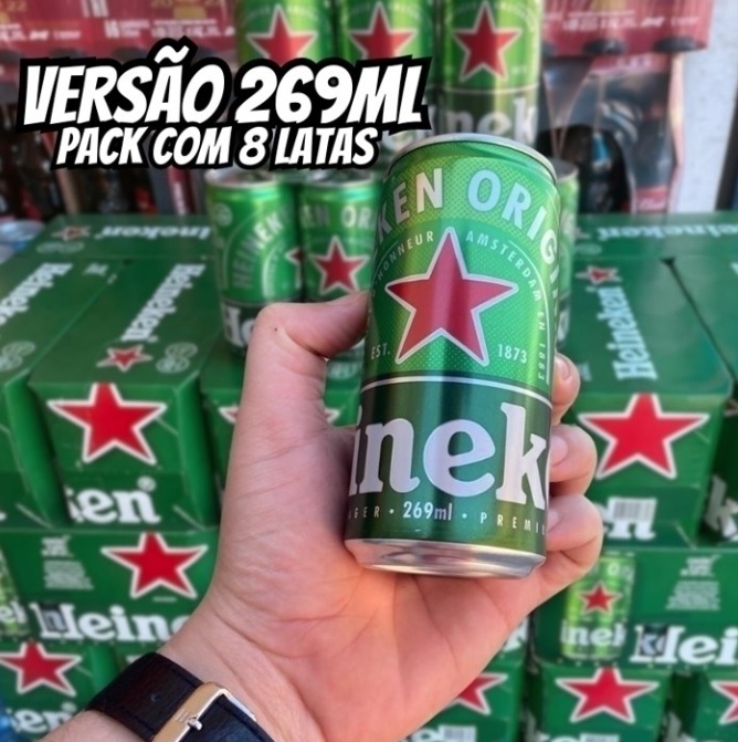 Pack Heineken Cerveja Pilsen – 8 Latas De 269ml