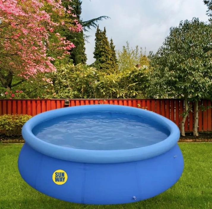 Piscina Inflável 2490 Litros Tamanho Família Redonda Grande