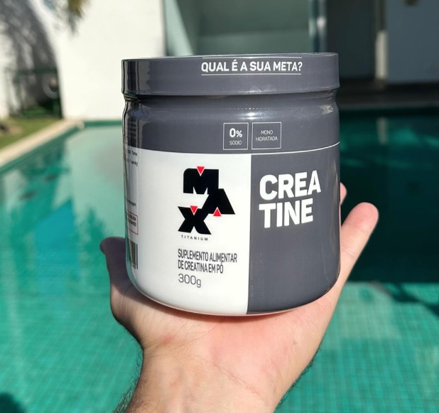 Pote de Suplemento Max Titanium 300 g Sem Sabor Em Po