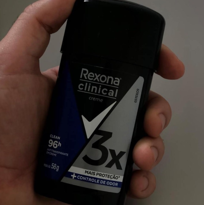 Rexona Clinical Antitranspirante Creme Clean 58g