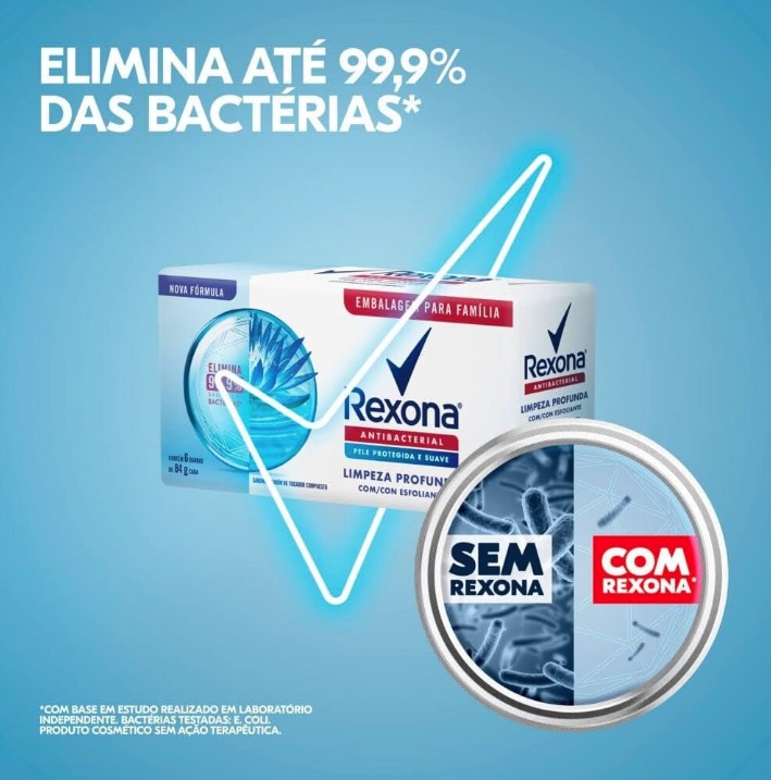 Rexona Sabonete em Barra Limpeza Profunda 84 G, 6 Barras